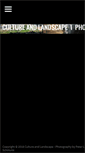 Mobile Screenshot of cultureandlandscape.com